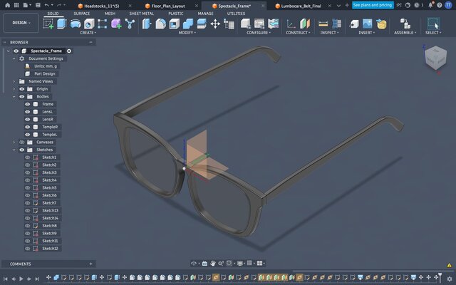 I will create precise 3D CAD models in Fusion 360 or SolidWorks image 2