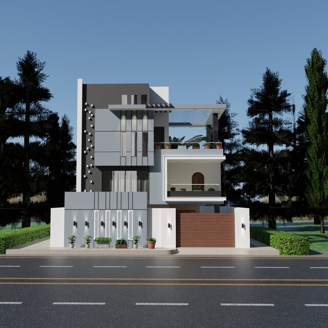 I offer 3D architectural modeling, landscape design & environment design