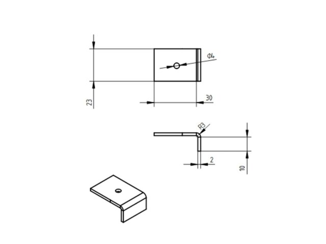 2D Technical Drawing PDF for manufacturing image 2