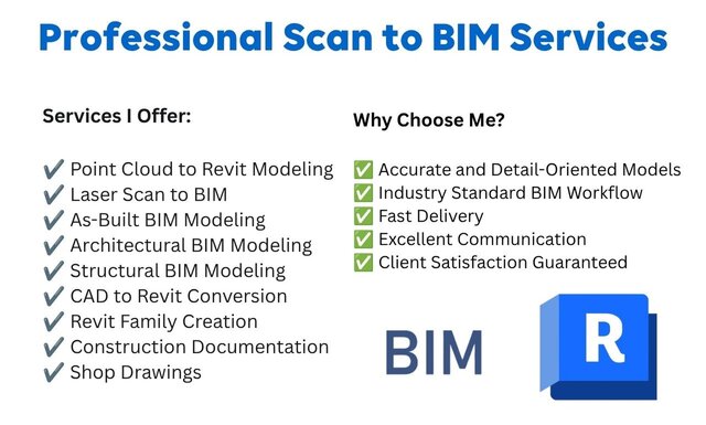 I will provide point cloud to revit and scan-to-BIM services image 3