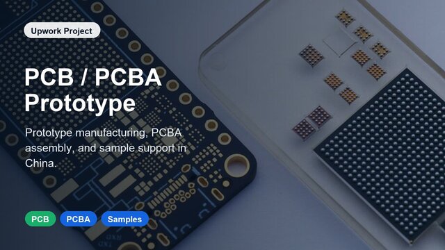 I offer PCB PCBA prototype and China manufacturing support