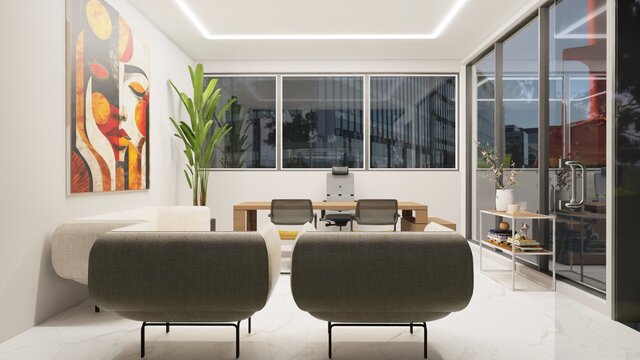 I do 2D and 3D rendering and modeling of interior spaces image 8