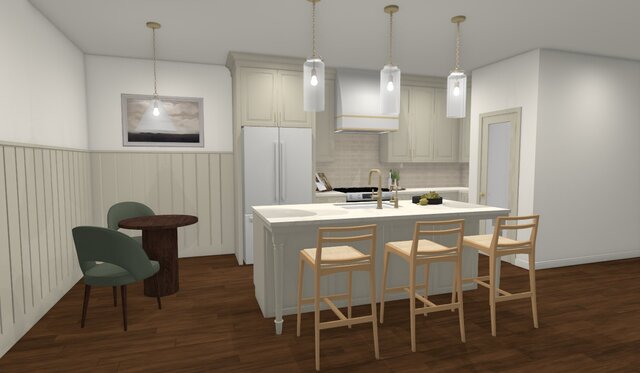 I offer 2D design and 3D visualization services