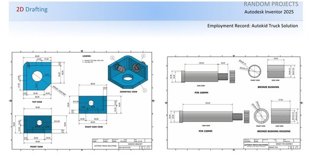 I offer 3D modeling and 2D drafting for clients image 3