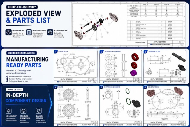 I will create professional 3D CAD models and mechanical designs in SolidWorks image 2