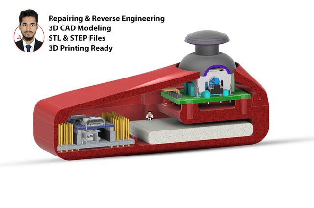 I will create professional 3d cad modeling, product design and stl file, 3d printing image 1