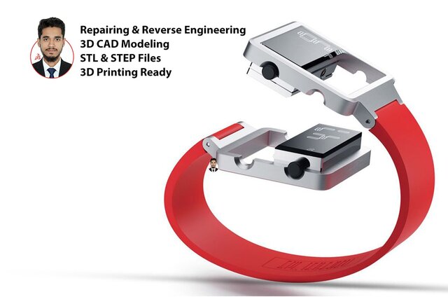 I will create professional 3d cad modeling, product design and stl file, 3d printing image 3
