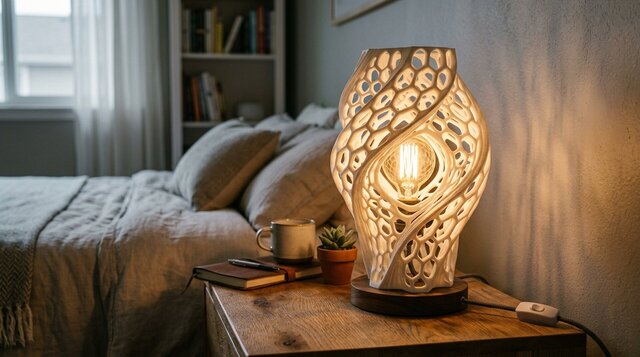 I will create a custom 3d printed lamp for your building image 2