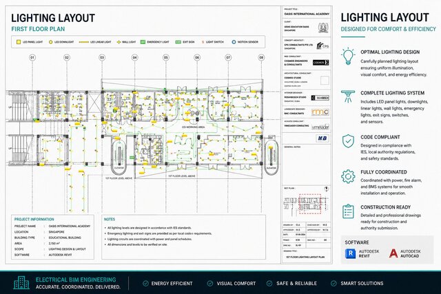 I will design and provide Revit MEP electrical BIM modeling and AutoCAD drafting services image 4