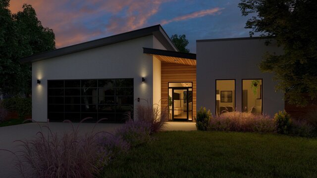 I offer photorealistic exterior architectural rendering from drawings and sketches image 2
