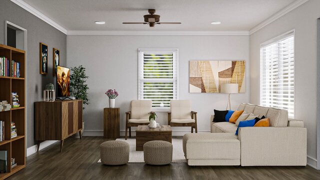 I will be your professional 3D interior designer for realistic home interior designs image 3