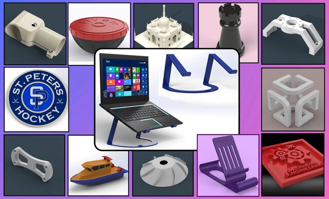 I will create 3D printable models as a SolidWorks designer (.stl and .step files) image 4