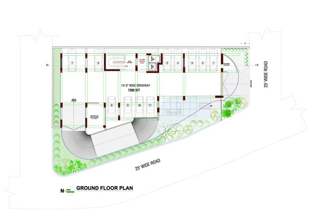 I will draw architectural drawing, floor plan, sections, elevations image 5