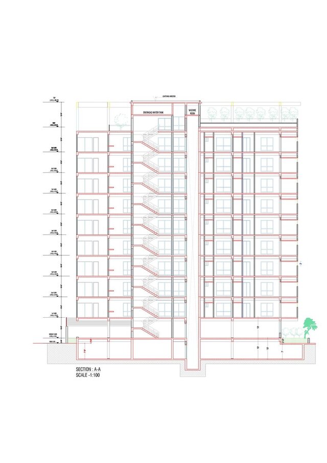 I will draw architectural drawing, floor plan, sections, elevations image 6