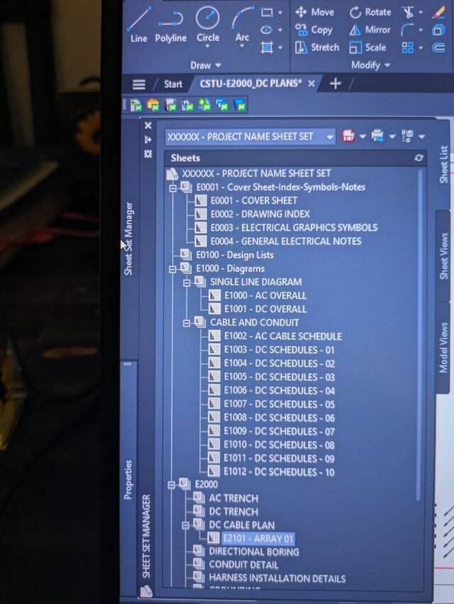 I offer electrical 2D AutoCAD drafting, SheetSet creation and management image 1