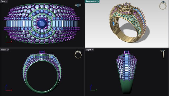 I will create professional custom Jewelry CAD designs for manufacturing image 2