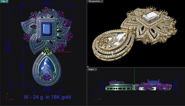 I will create professional custom Jewelry CAD designs for manufacturing image 6