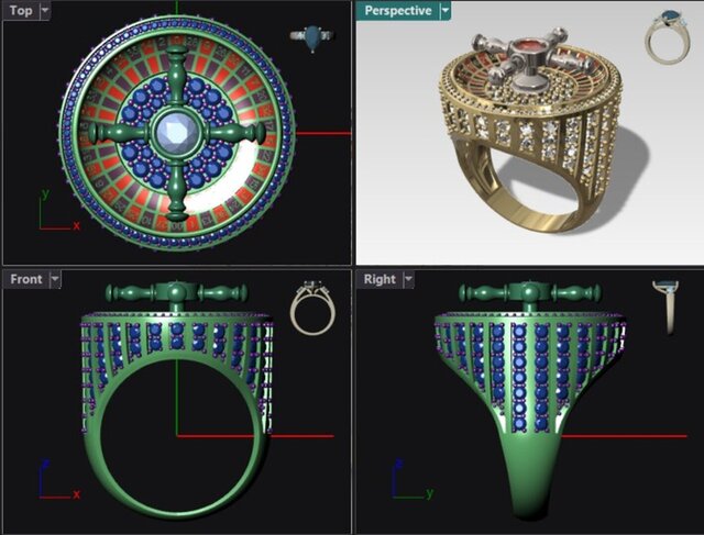 I will create professional custom Jewelry CAD designs for manufacturing image 13