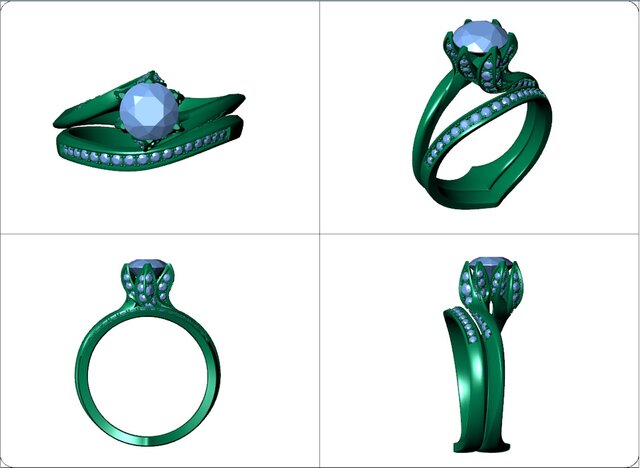 I will create 3D CAD for Manufacturing all types of Jewelry image 3