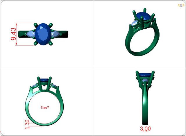 I will create 3D CAD for Manufacturing all types of Jewelry image 14