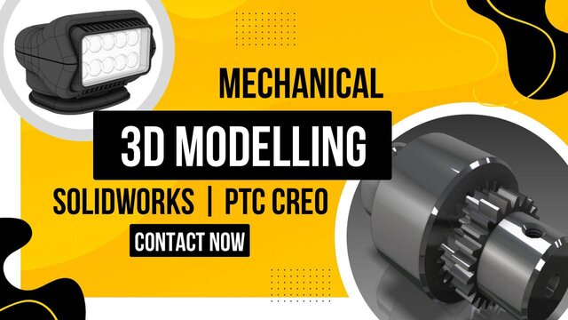 3d modeling | FEA simulations with solidworks| ptc creo | ansys image 2