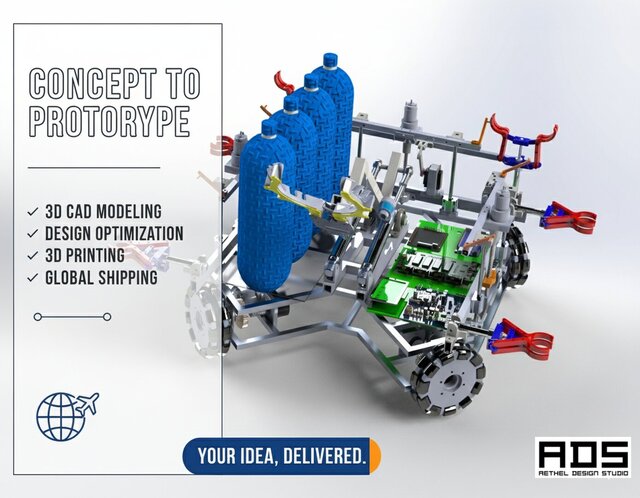 I will create professional 3d cad designs for your prototypes image 3