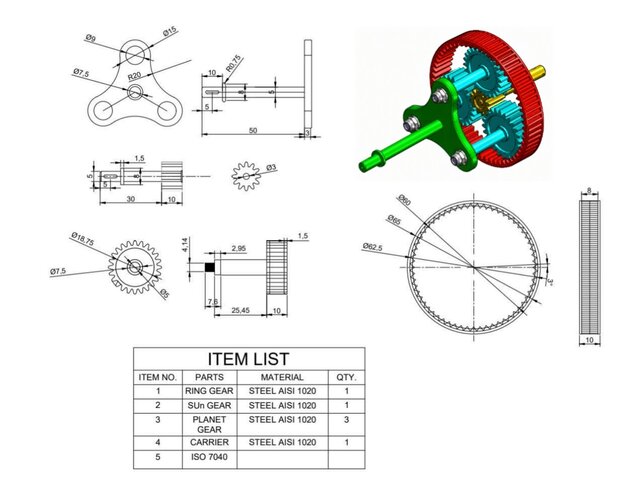 I will create accurate 2D AutoCAD mechanical engineering drawings