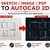 I will redraw your floor plan from PDF,image or sketch-to-AutoCAD 2D drawing slider nav image 1