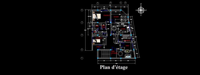 I will redraw your floor plan from PDF,image or sketch-to-AutoCAD 2D drawing image 3