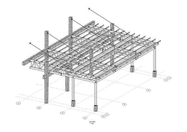 I offer Tekla steel detailing, shop drawings, fabrication drawings & 3D modeling image 5
