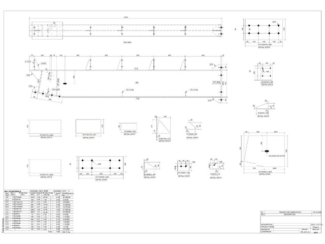 I offer Tekla steel detailing, shop drawings, fabrication drawings & 3D modeling image 14