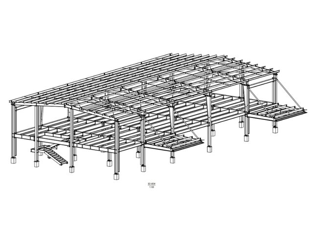 I offer Tekla steel detailing, shop drawings, fabrication drawings & 3D modeling image 2