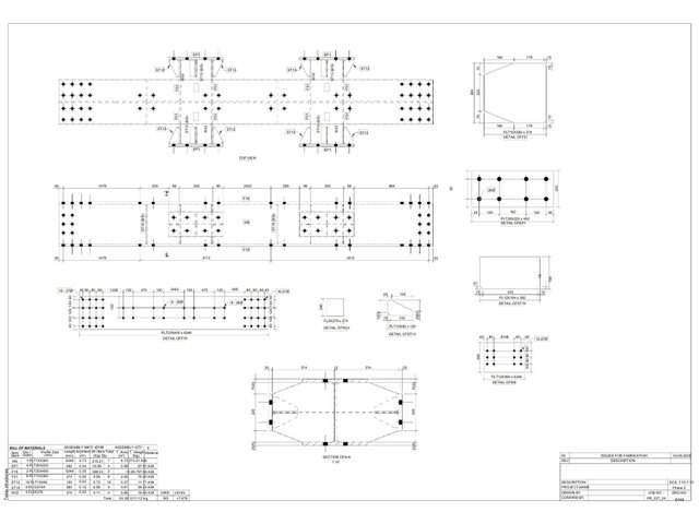 I offer Tekla steel detailing, shop drawings, fabrication drawings & 3D modeling image 13
