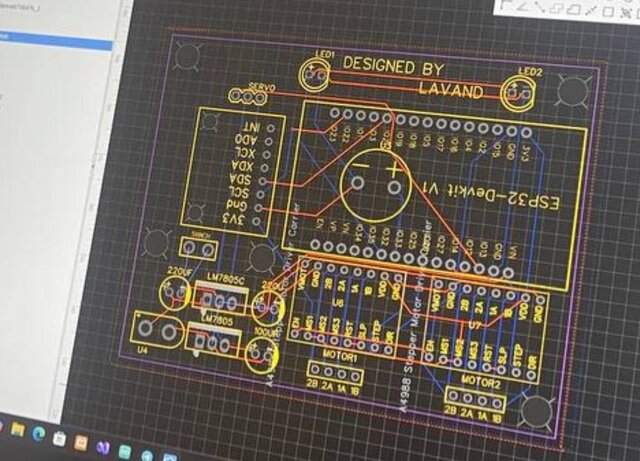 I will design a custom PCB layout for your electronics project image 2