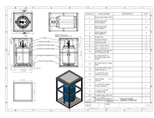 I will convert 3D CAD models into 2D manufacturing drawings image 1