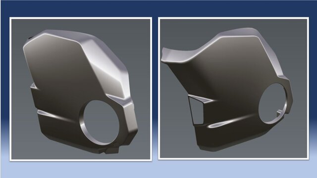 Complete vehicle development workflow, concept styling, CAS, class-A surfacing and engineering image 10