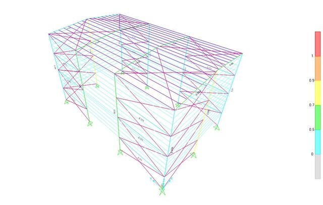I offer 3D design and detailing for steel structures image 3