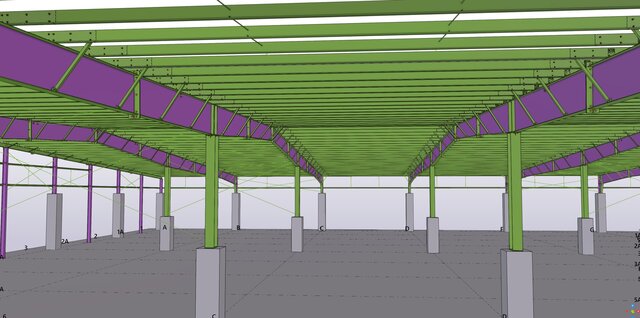 I offer 3D design and detailing for steel structures image 5