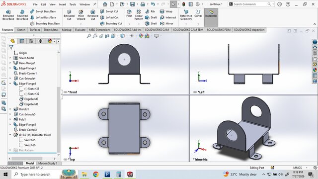 I offer mechanical CAD drafting and 2D/3D design with AutoCAD & SolidWorks image 2