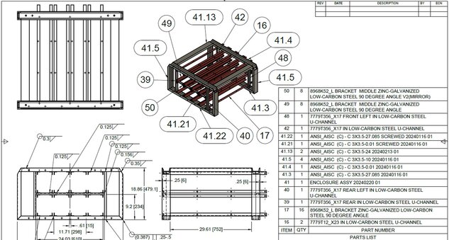 I will design precise 3D CAD models and 2D technical drawings for manufacturing image 11
