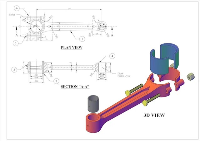 I will create 2D/3D engineering drawings, mechanical drawings, and technical drawing