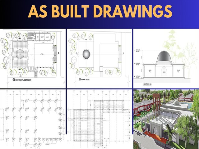 I will create an as-built drawing from point cloud, sketch, markup, or field measurements image 8