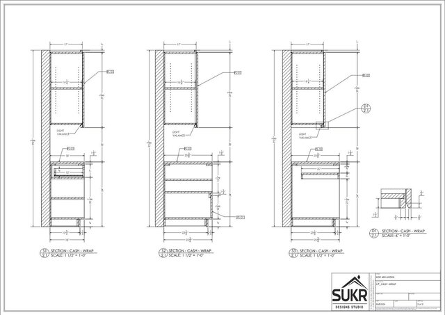 I offer 2D AutoCAD millwork shop drawings & detailing for clients image 5