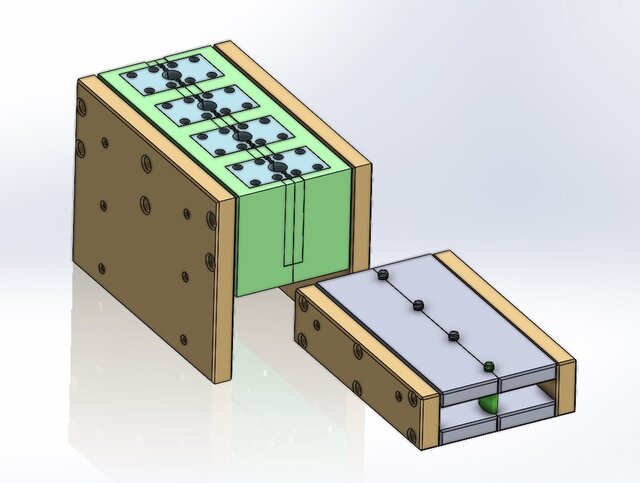 I offer professional blow mold design, EBM & SBM with SolidWorks