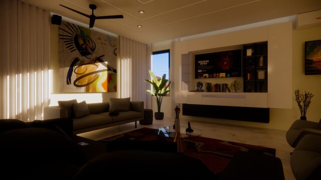 I create high-quality 3D interior designs for architecture image 5