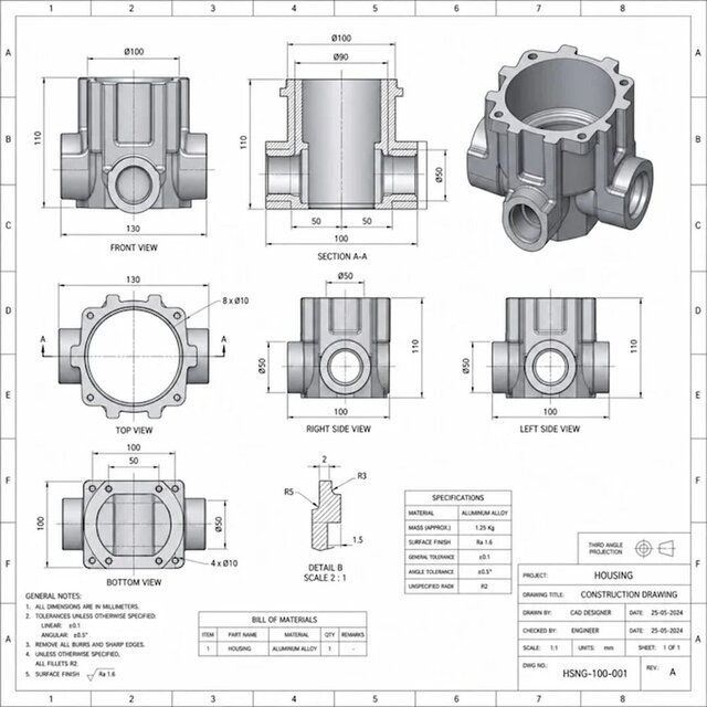 I will 3D CAD design, mechanical product design for injection molding and manufacturing image 3