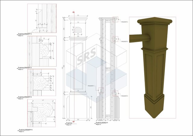 I offer furniture technical & production drawings image 9