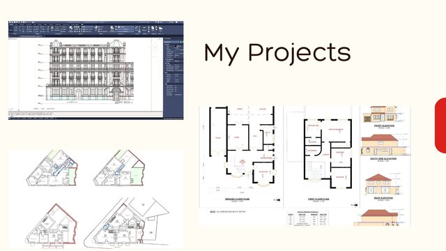 I will create 2D and 3D architectural plans for you