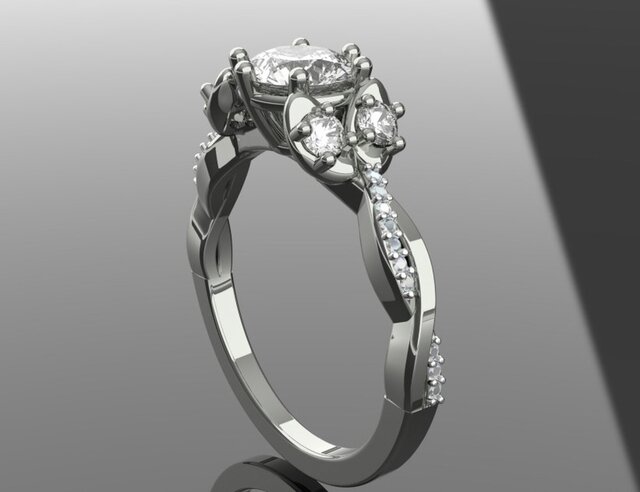 I offer Rhino 3D jewelery design for manufacturing image 2