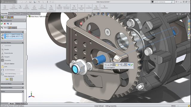 I create 3D Modeling via Solidworks , Catia , Autocad